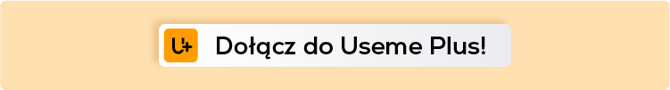 Baner z tekstem: Dołącz do Useme Plus